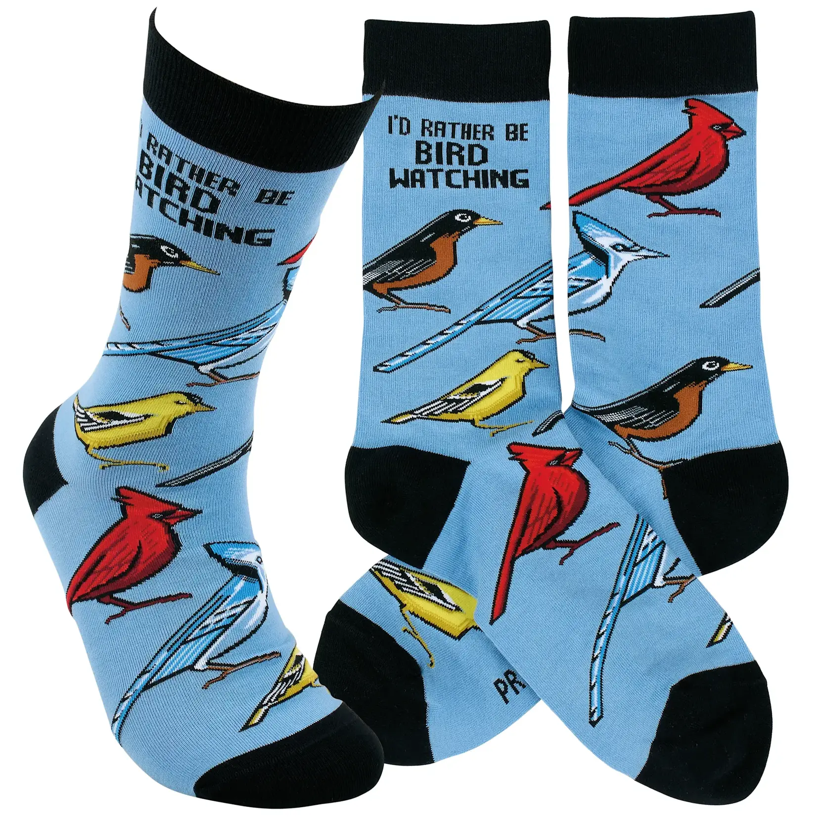 Socks (Unisex) - I’d Rather Be Bird Watching