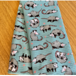 Dish Towel - Opossums & Coffee