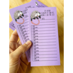 Notepad - To-Do - 50 Sheets - Possum Screaming At Own Ass