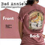 T-Shirt - Readers Make Leaders, Support Your Local Library