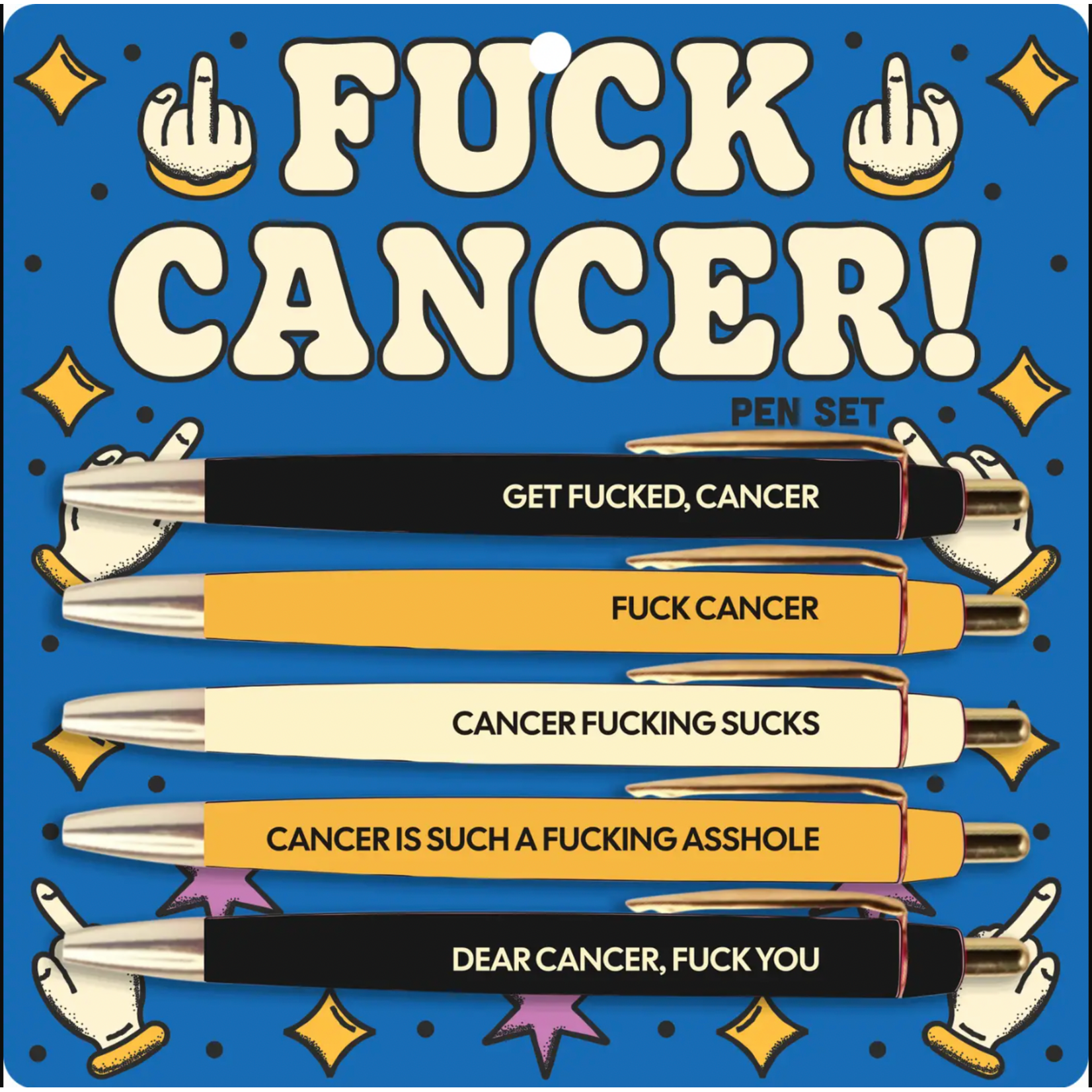 Pen Set - Fuck Cancer