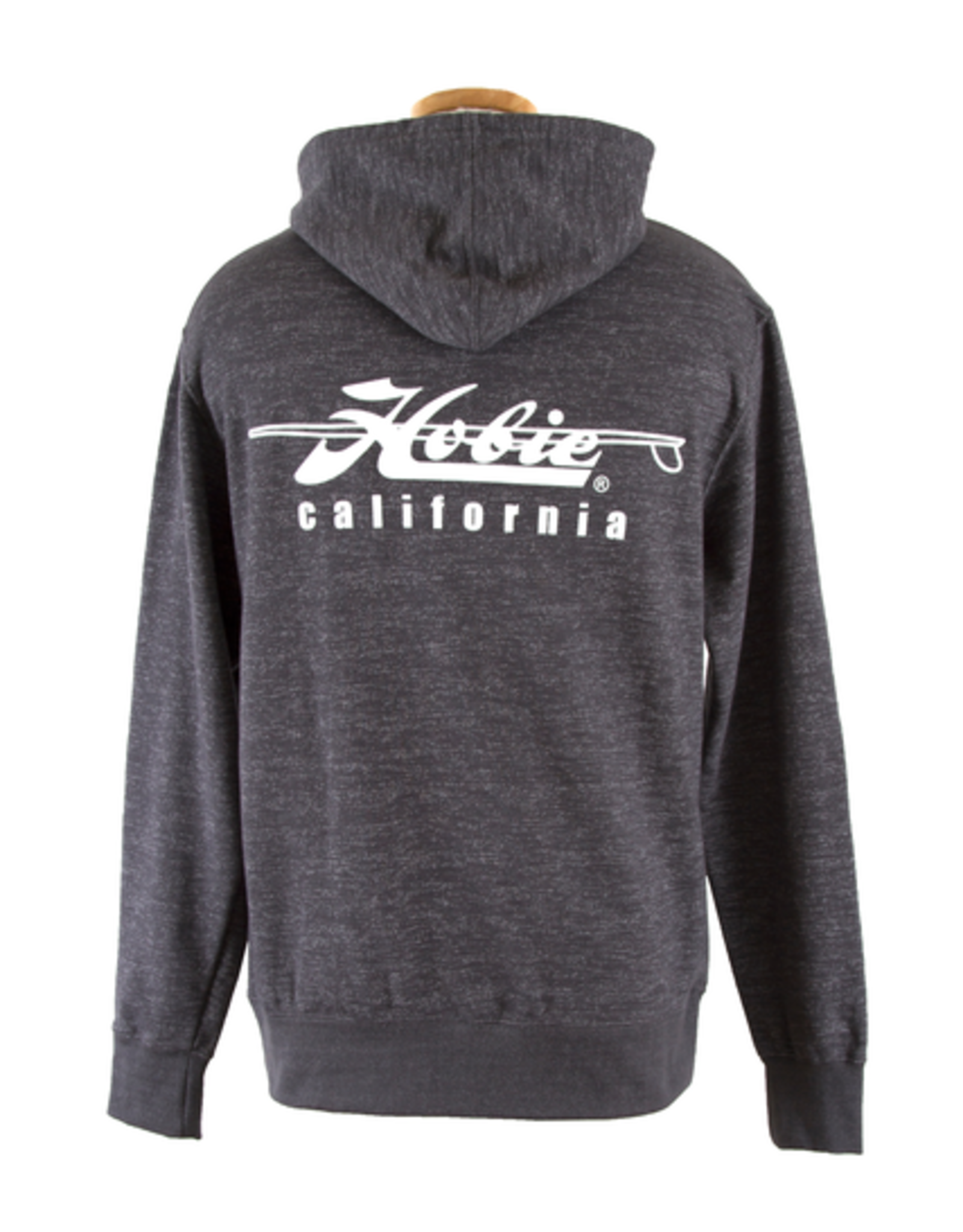 Hobie Hobie Charcoal Pull-over Hoodie, Baja Stripe, Unisex, Hobie Script Logo