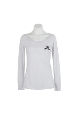 Hobie Hobie Ladies Long Sleeve T-Shirt, Scoop Neck, Flying H Logo