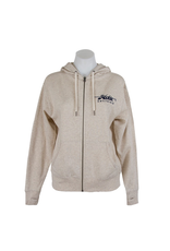 Hobie Hobie Oatmeal Zip Hoodie, Unisex, Hobie Script Logo