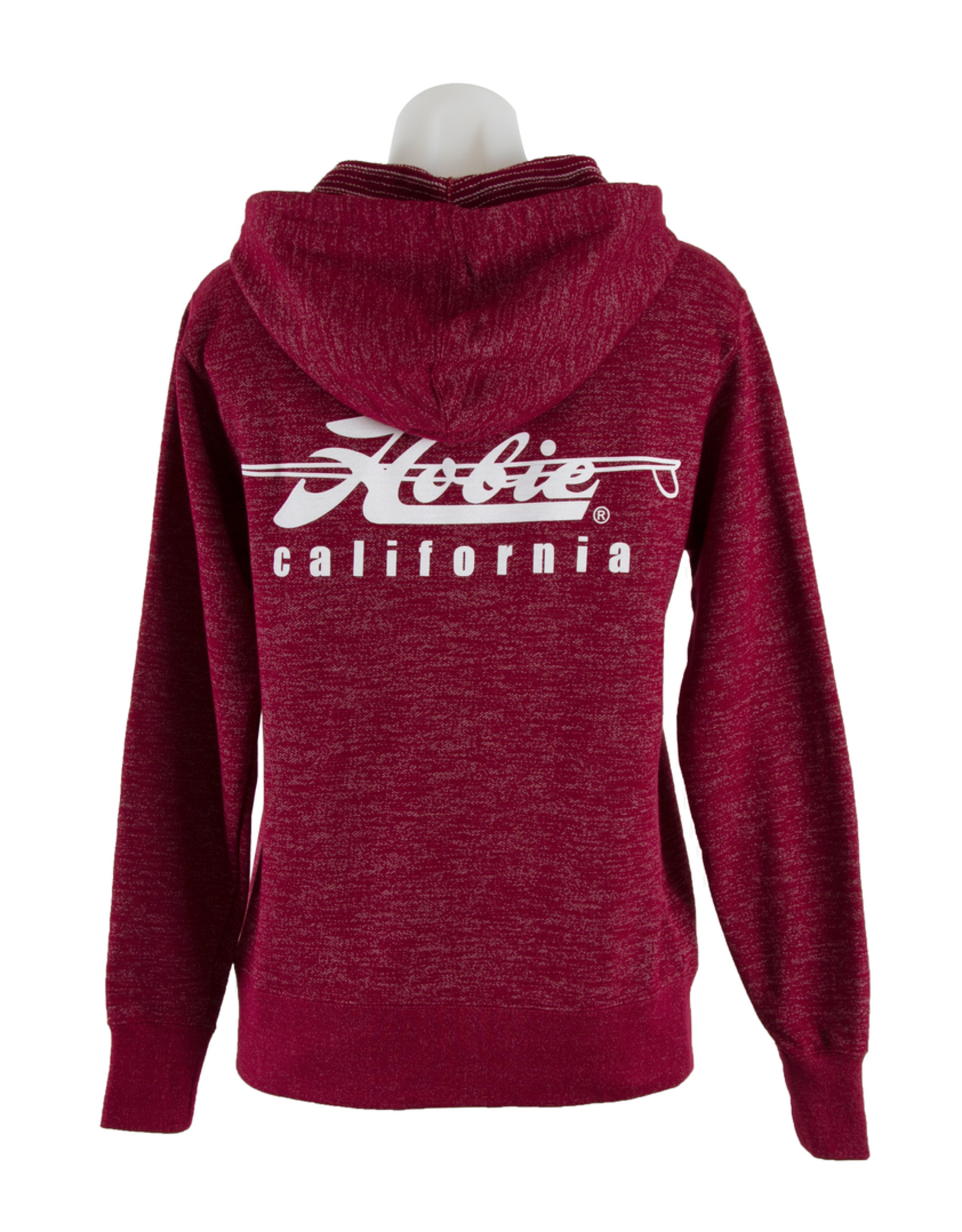 Hobie Hobie Burgundy Pull-over Hoodie, Baja Stripe, Unisex, Hobie Script Logo