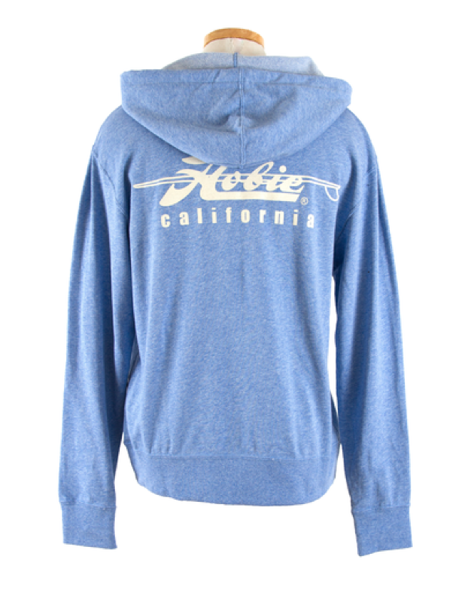 Hobie Hobie Sky Blue Zip Hoodie, Unisex, Hobie Script Logo