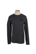 Hobie Hobie Charcoal T-Shirt, Long Sleeve, Hobie Script Logo