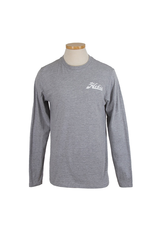 Hobie Hobie Grey T-Shirt, Long Sleeve, Hobie Script Logo