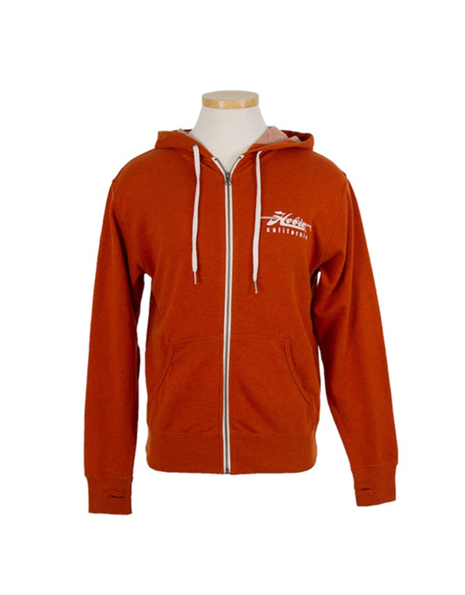 Hobie Hobie Burnt Orange Zip Hoodie, Unisex, Hobie Script Logo