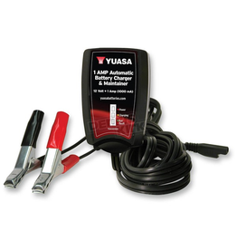 Kawasaki Yuasa 12V 1 Amp Battery Charger