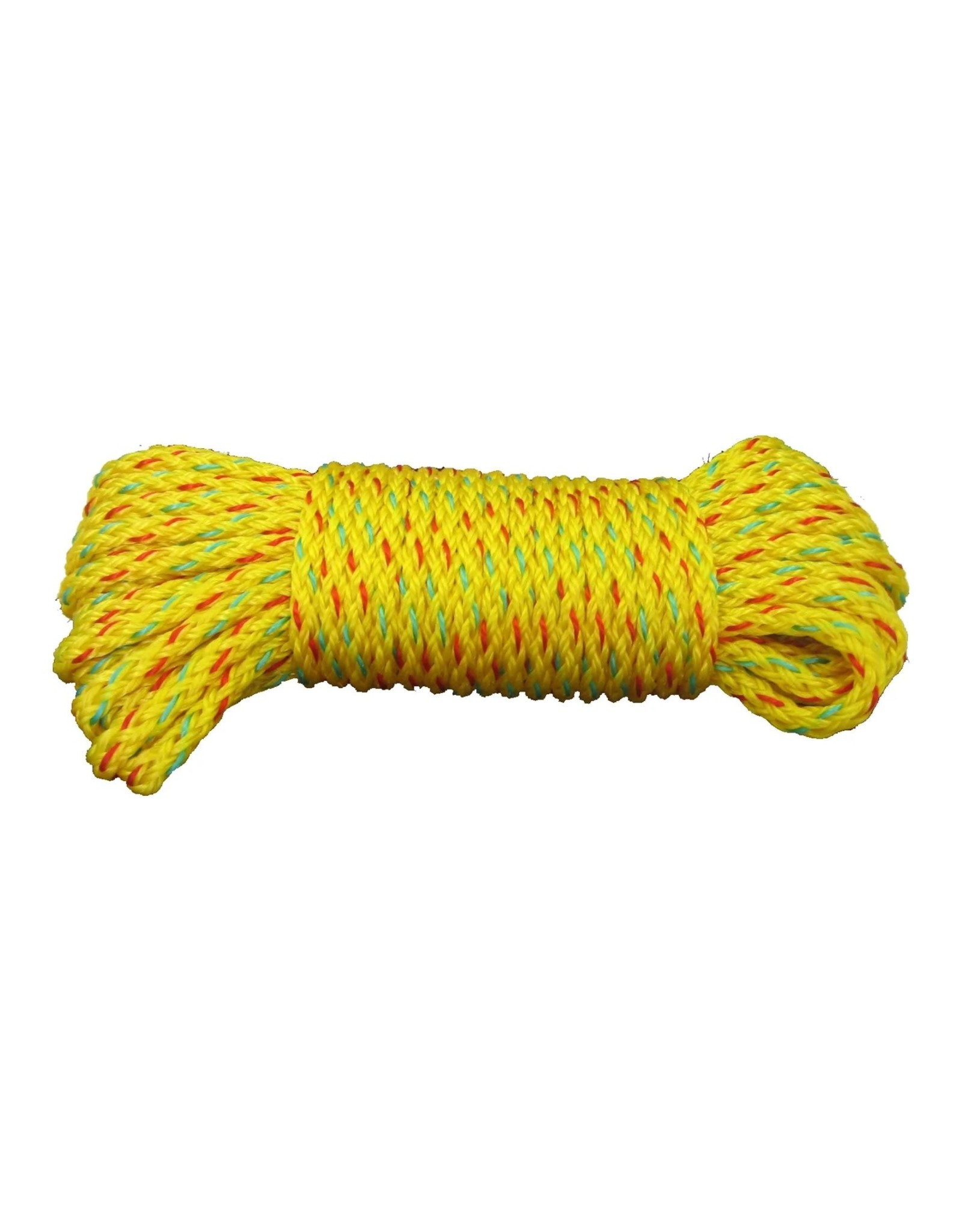 Promar 75 FT, 1/2 Braided Lobster Rope - Yellow - Pure Watersports