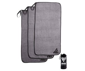 Fishing Towels With Carabiner Clip Soft Absorbent Outdoors Sports