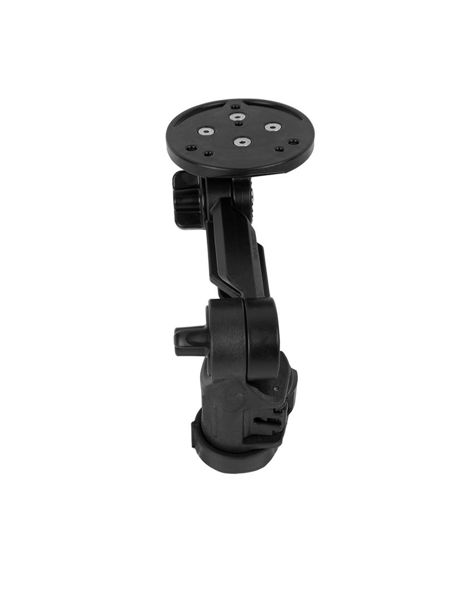 YakAttack Fish Finder Mount W/LockNLoad Mounting System, Round Plate, 4” ext