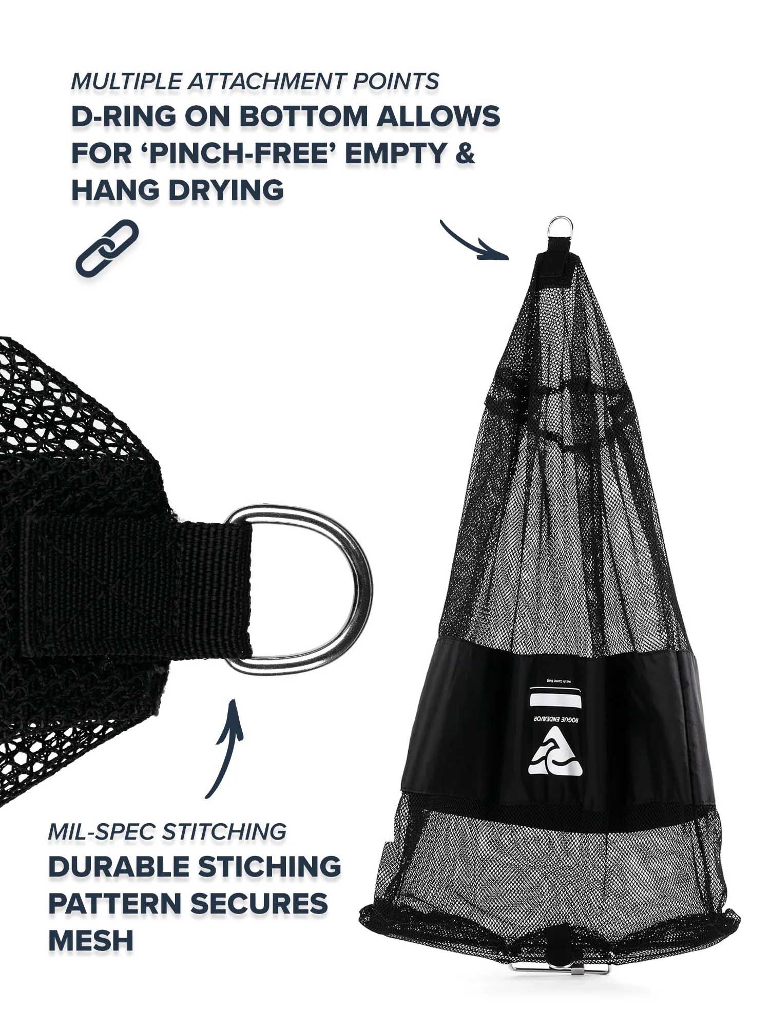 Borsa In Rete Pieghevole Rogue Endeavor, Pesante, Con Hardware In Acciaio Inox, Perfetta Per Piscina, Barca, Spiaggia E Attrezzatura Bagnata