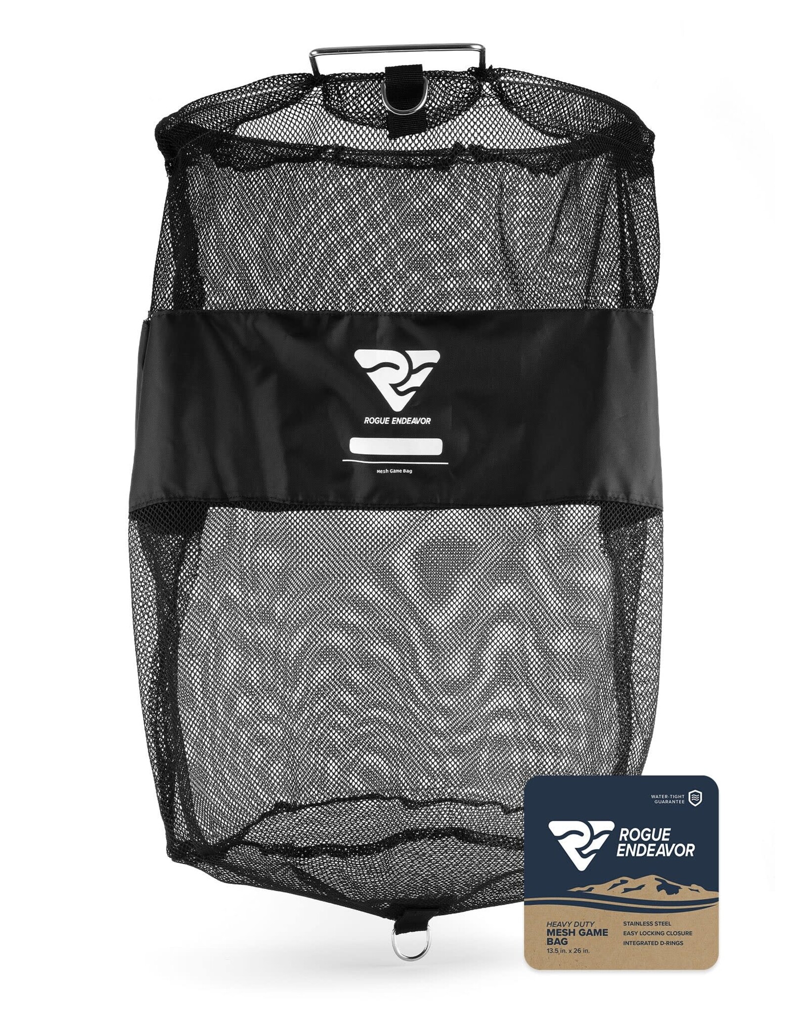 Rogue Endeavor Nylon Mesh Game Bag with locking steel handles (Kayak  Lobster Bag) - Pure Watersports