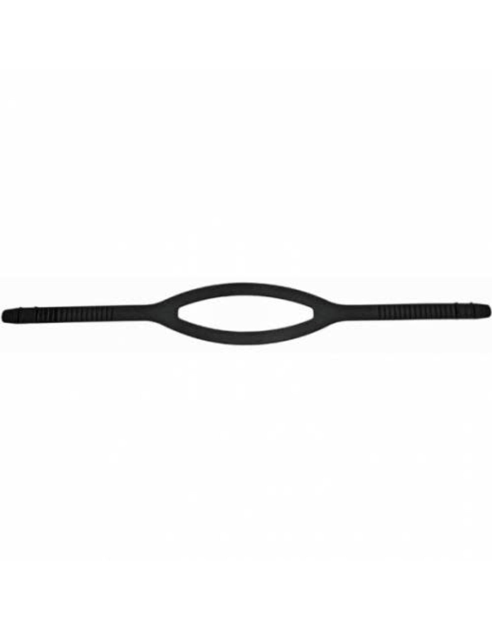 Trident Diving Equipment Trident Black Silicon Mask Strap Thin