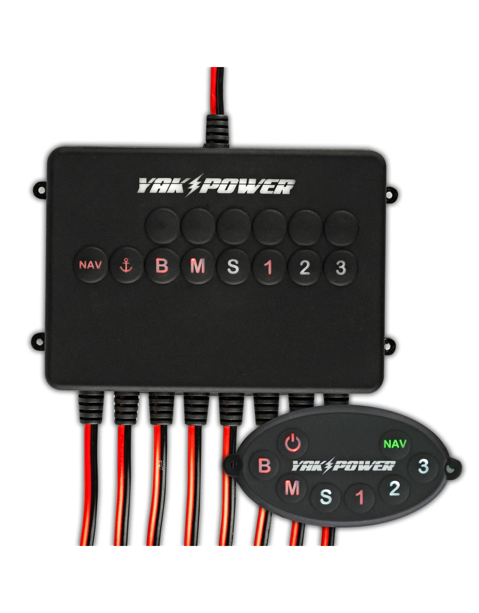 Yak-Power Yak Power Wireless 8 Circuit Digital Switcher with Integrated Bluetooth.