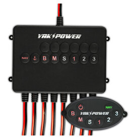 Yak-Power Yak Power Wireless 8 Circuit Digital Switcher with Integrated Bluetooth.
