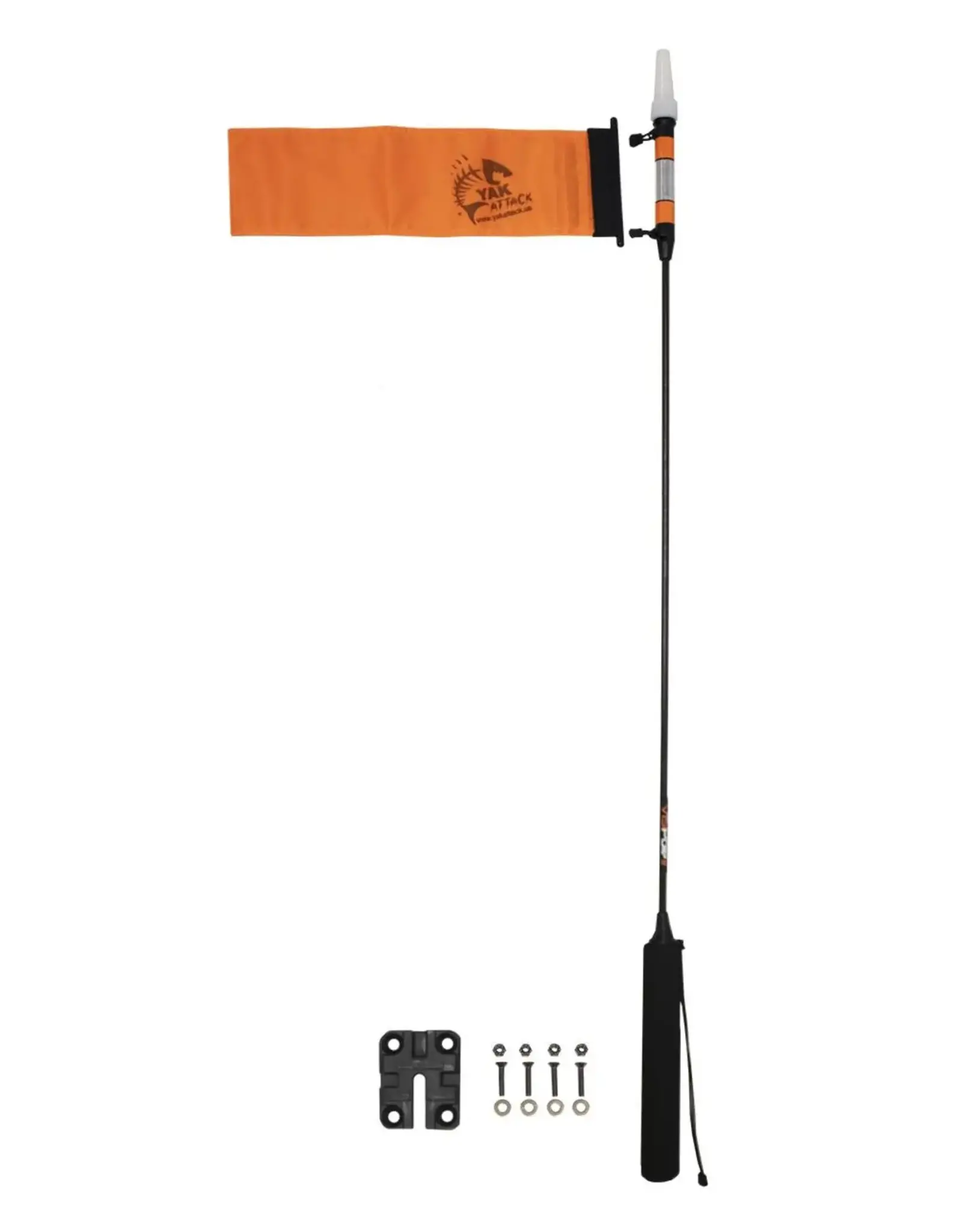 YakAttack VISIpole II, Light, mast, floating base, Includes Mighty Mount, Includes flag