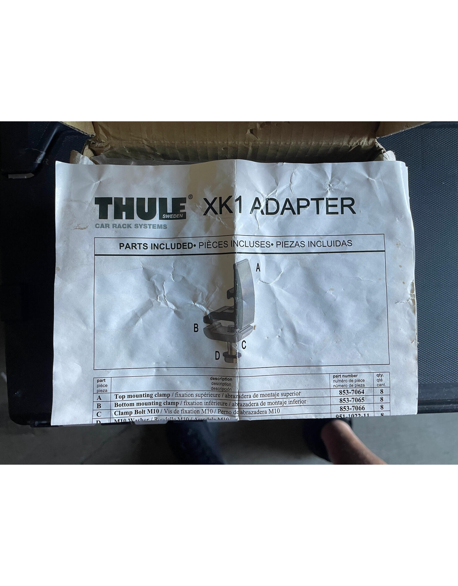 Thule Truck Rack Adapter for 2005- Toyota Tacoma
