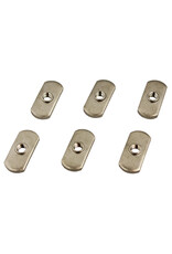 YakAttack Track Nut, 1/2" wide, 1/4-20 threads, 18-8 SS, 6 pack