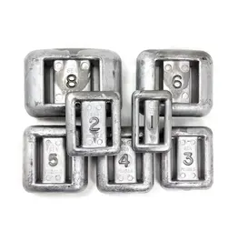 Sea Pearl Lace-through Uncoated Lead Dive Weight