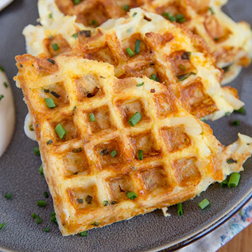 Waffle Iron Hashbrowns