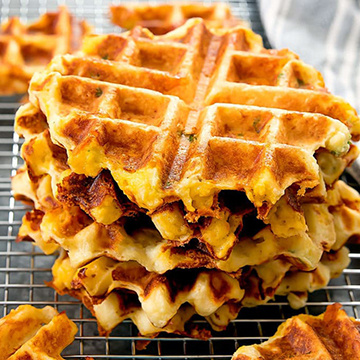 Mashed Potato Waffles
