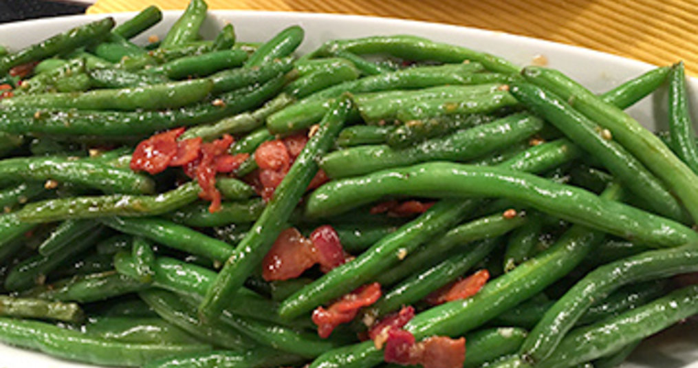 Brown Sugar Green Beans With Bacon