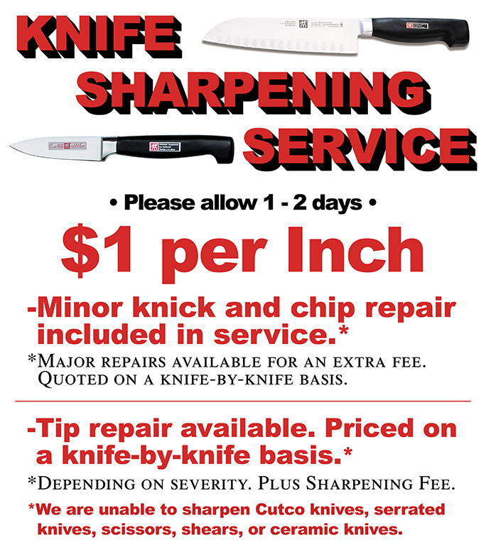 Knife Sharpening Info Spoons N Spice