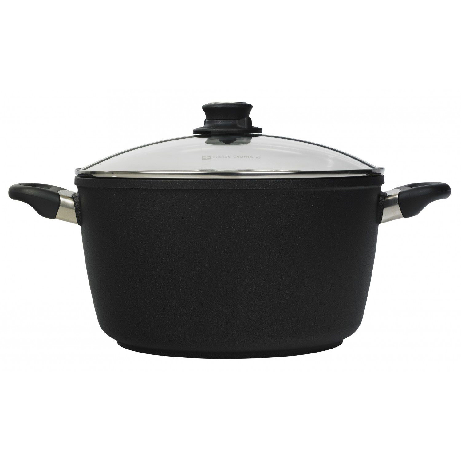 CUISINART 6 QUART NON-STICK STOCK POT/DUTCH OVEN WITH LID | Black | Fast  Ship!!!