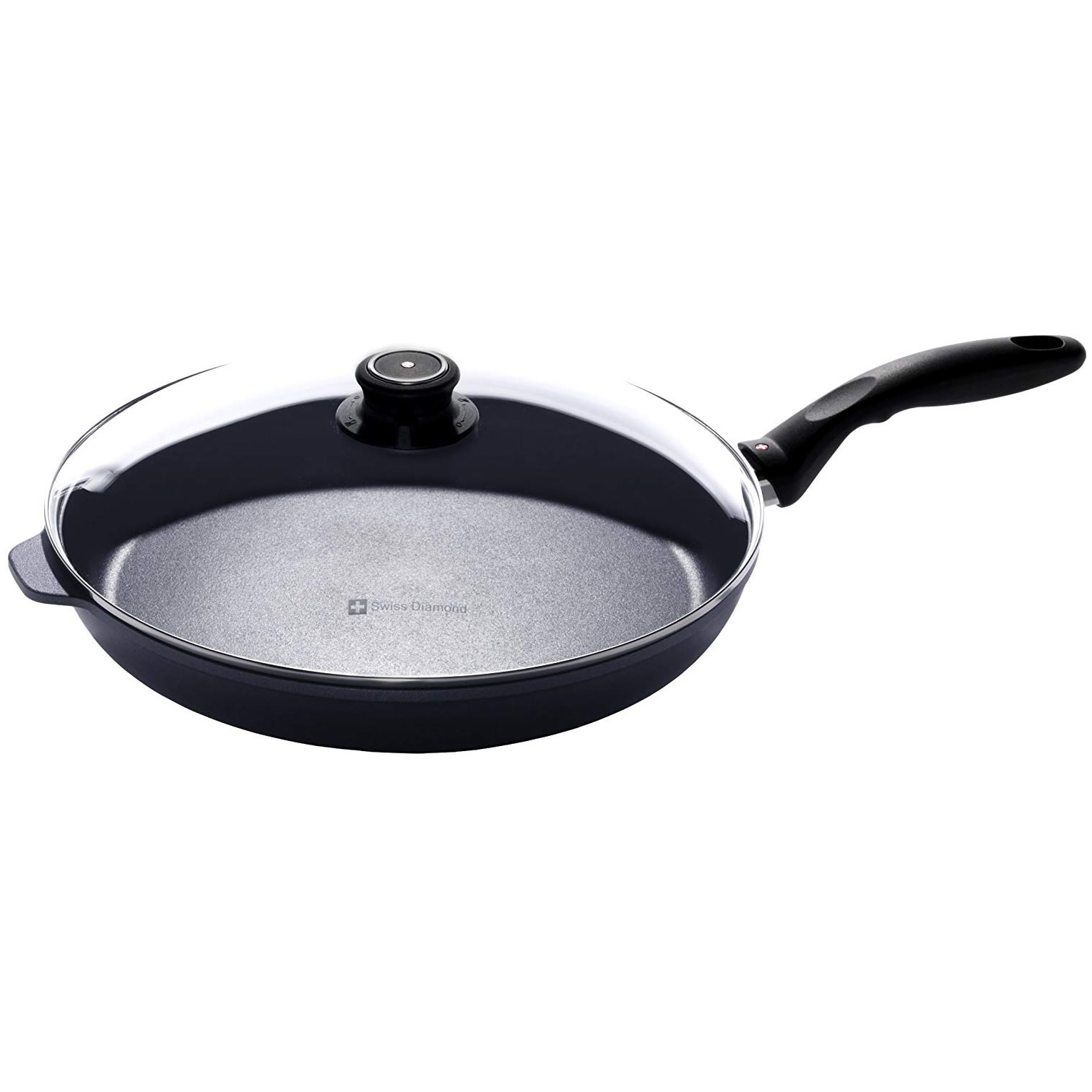 Swiss Diamond XD Fry Pan with Lid 11" (28 cm) Spoons N Spice