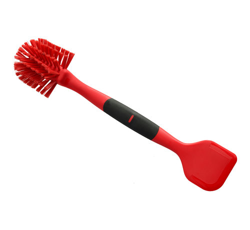 Norpro Scrub Brush/Scraper Red