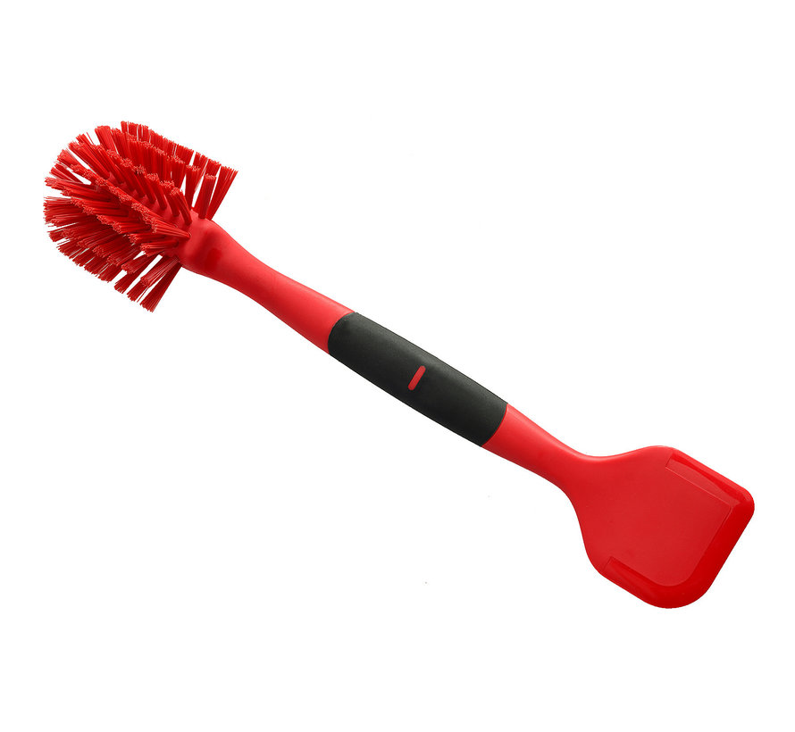 Scrub Brush/Scraper Red