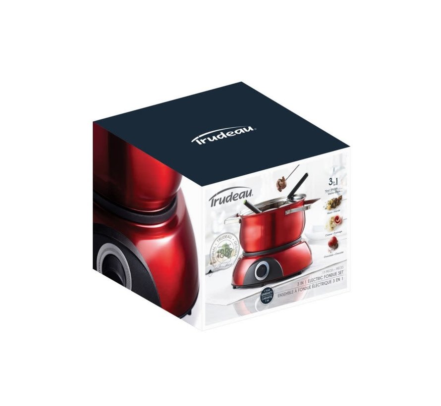 Scarlet 3-IN-1 Electric Fondue Set 13 Pc Reg.129.99