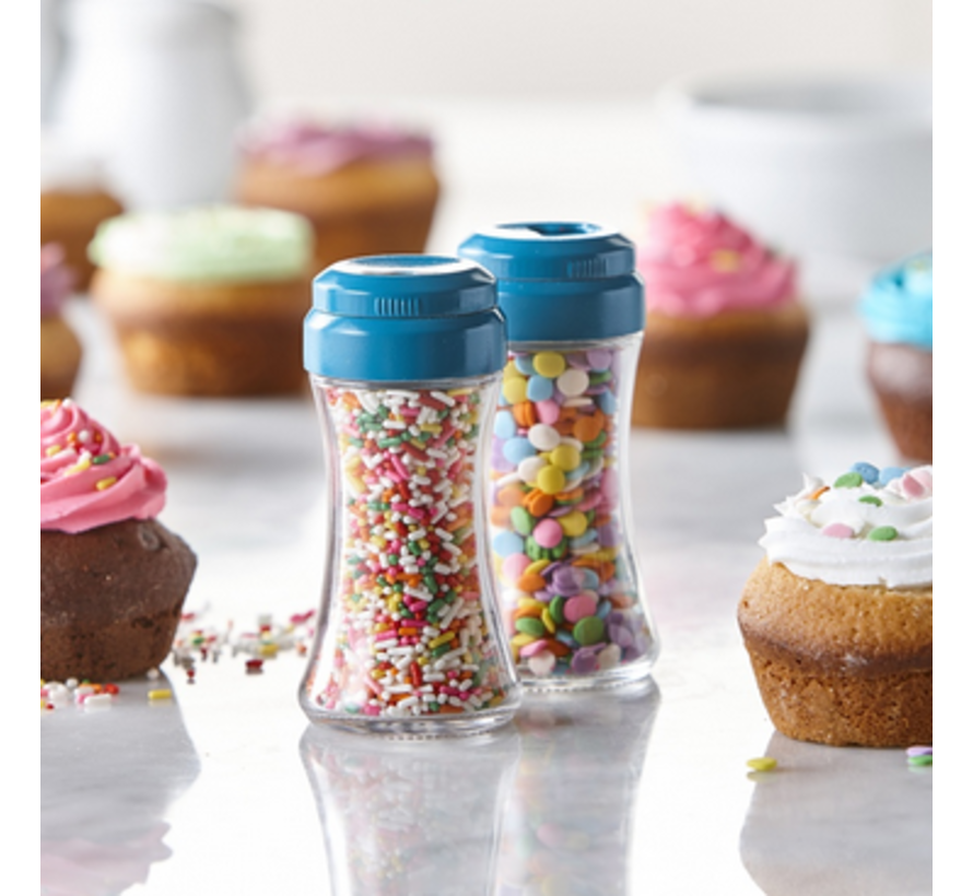 Trudeau Sprinkle Shakers 2 Pc. 2.5 Oz. Spoons N Spice