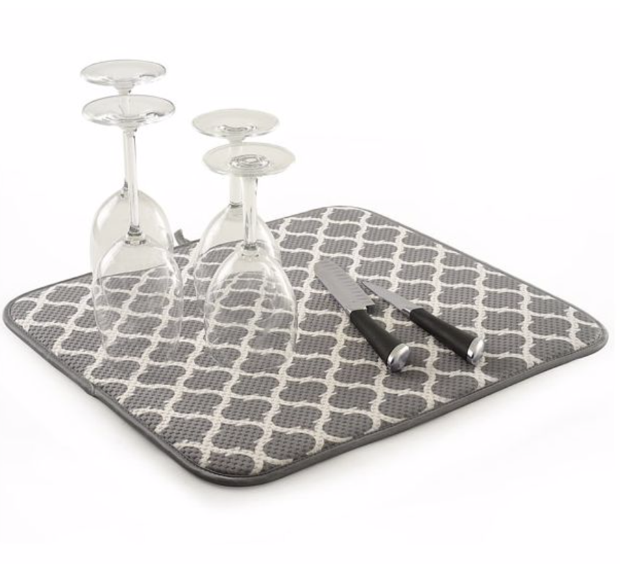 Norpro Microfiber Dish Drying Mat 18" X 16" Spoons N Spice