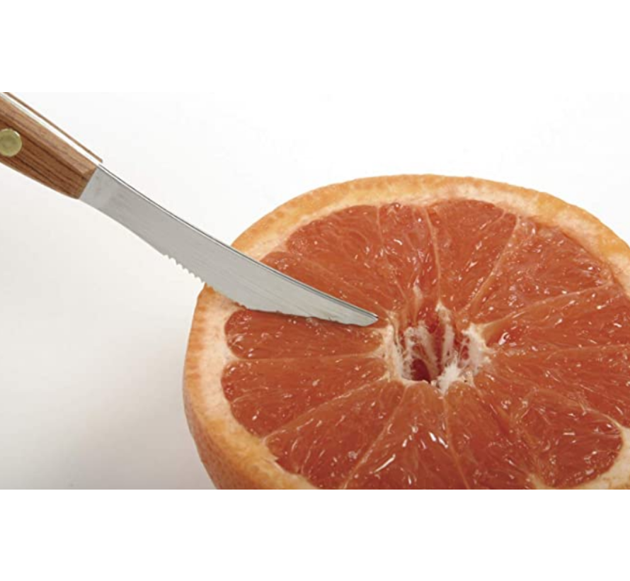 Stainless Steel Grapefruit Knife Curved Citrus Fruit Cutting Tool Serrated  Kitchen Utensil 