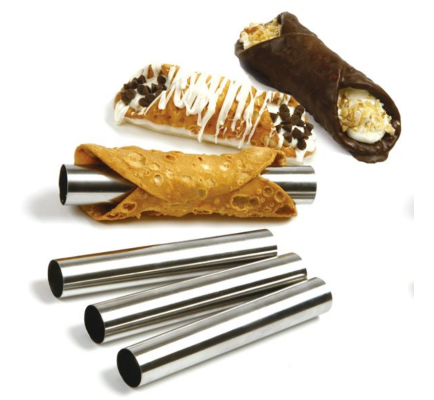 S/S Cannoli Forms, 4 Pcs