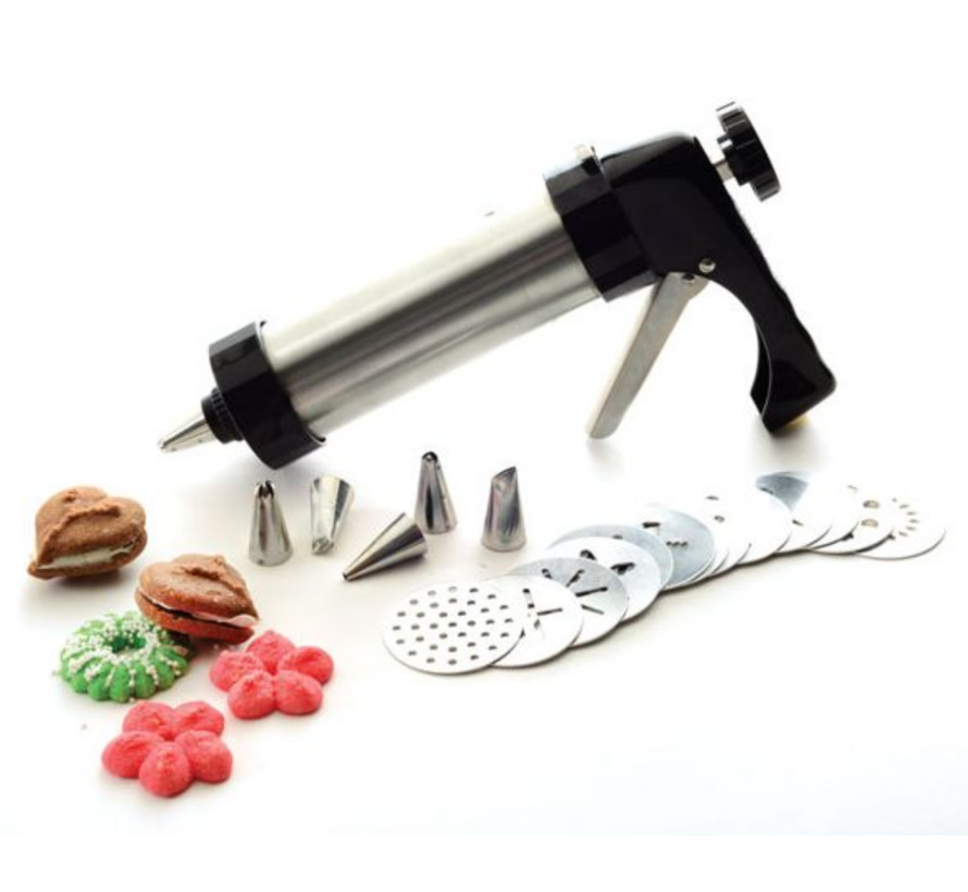 Cookie/Icing Press W/Case - Stainless Steel