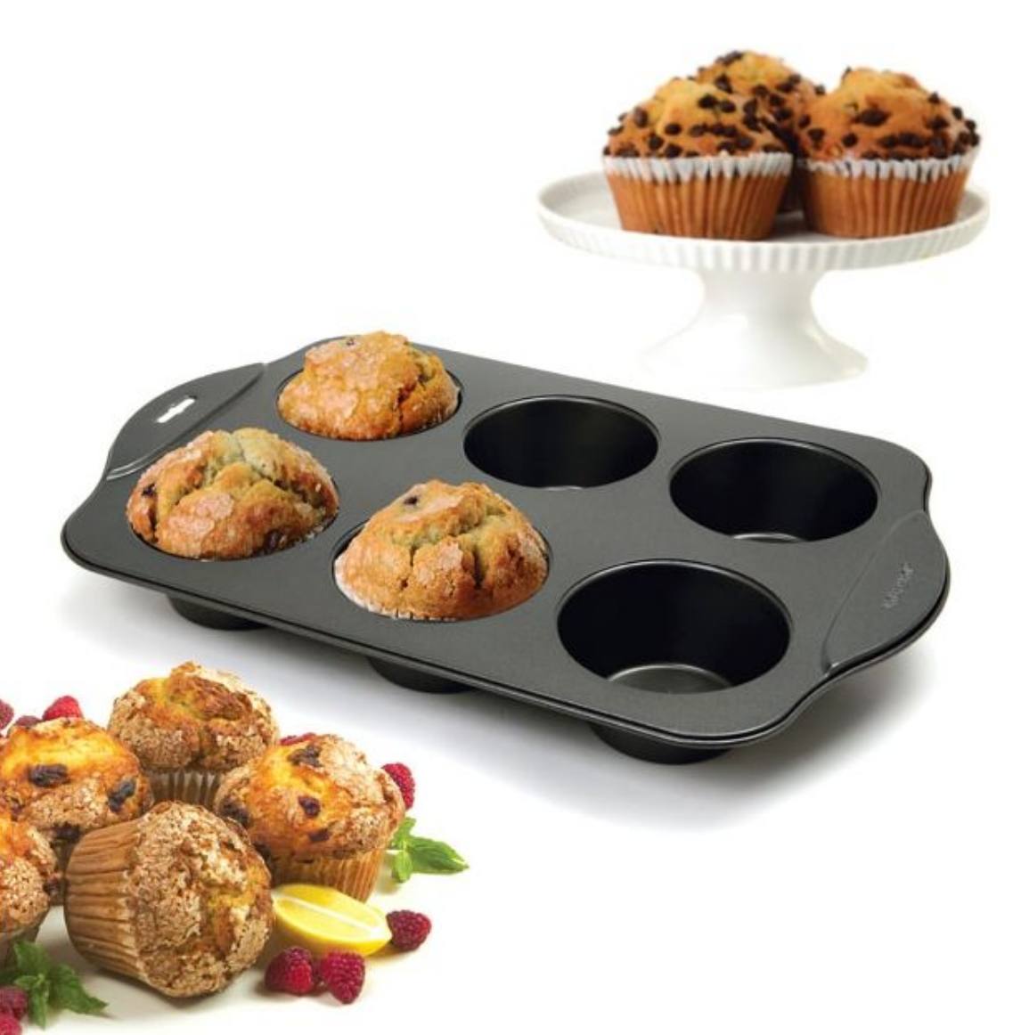 Norpro Giant Muffin Pan Non-Stick - Spoons N Spice