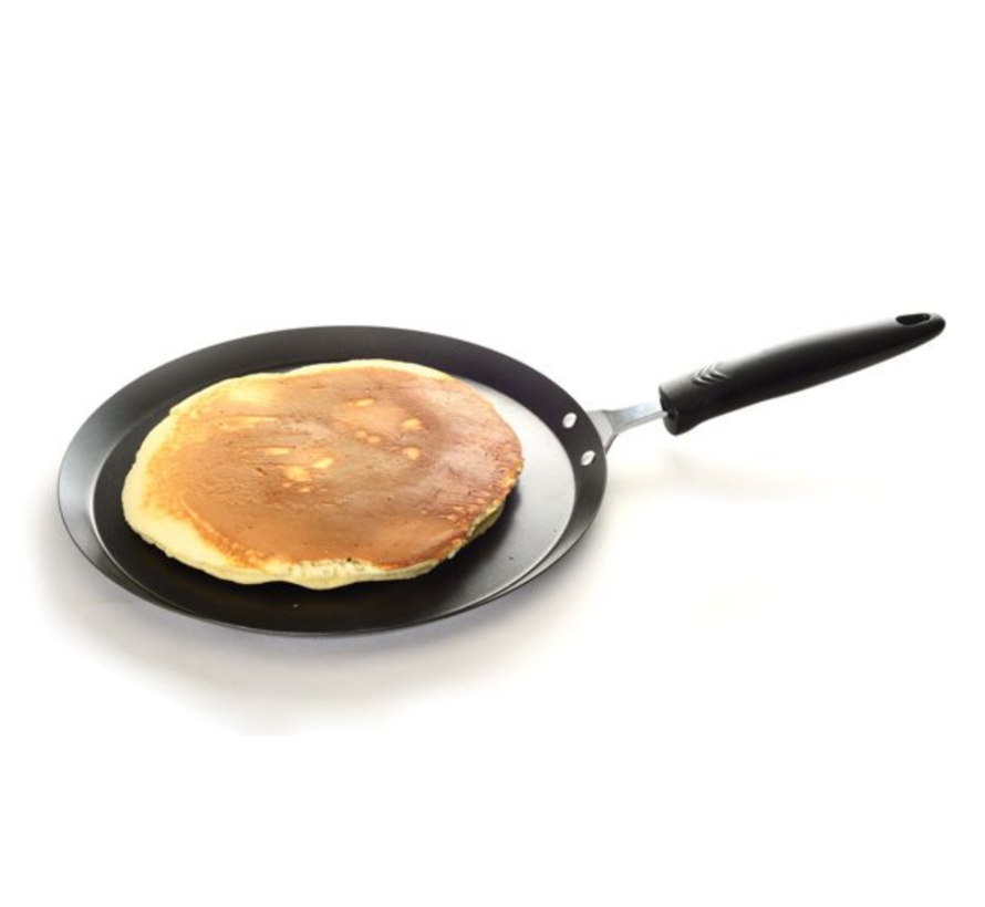 Online-Shop - Buy Pancake pan with cast iron handle, 30  cm, spreader and spatula