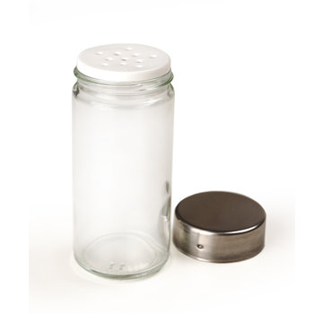 RSVP Endurance® Clear Glass Spice Bottle - 3 oz. (89mL)