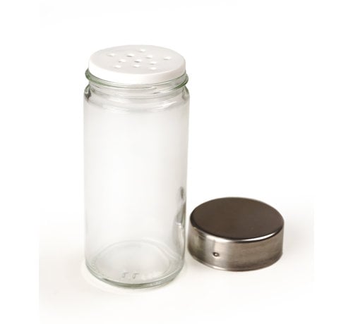 RSVP Endurance® Clear Glass Spice Bottle - 3 oz. (89mL)