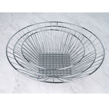 RSVP Endurance® 3-Tier Hanging Baskets, Chrome Wire