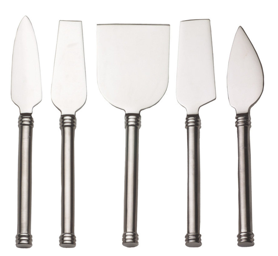 RSVP Endurance Set of 5 SS Cheese Knives