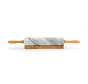 White Marble Rolling Pin with Stand