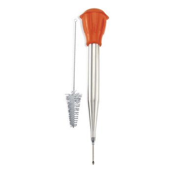 Harold Import Company Baster Set Stainless Steel W/ Cleaning Brush