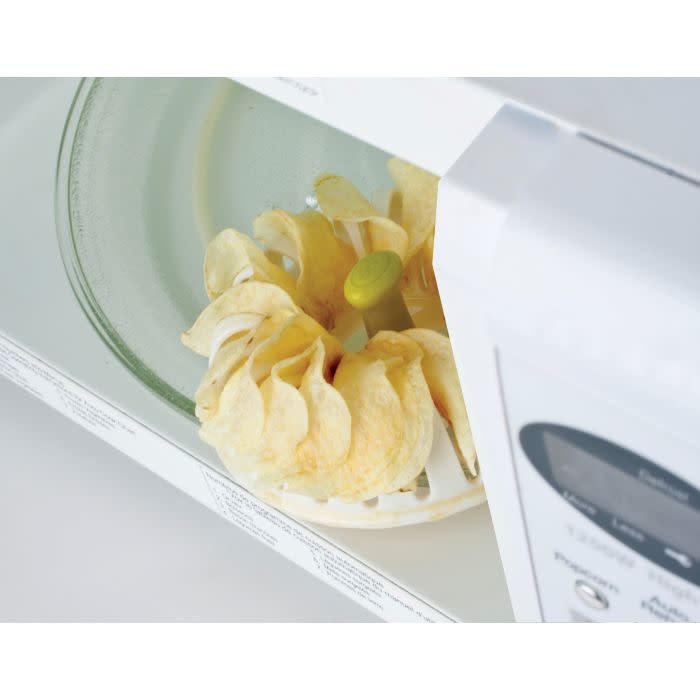 HIC Joie Slicer & Microwave Chip Maker, Assorted Color Spoons N Spice