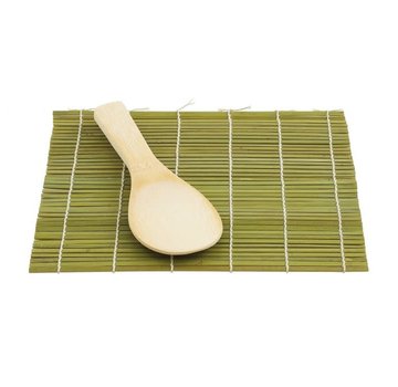 Helen's Asian Kitchen Sushi Mat With Paddle
